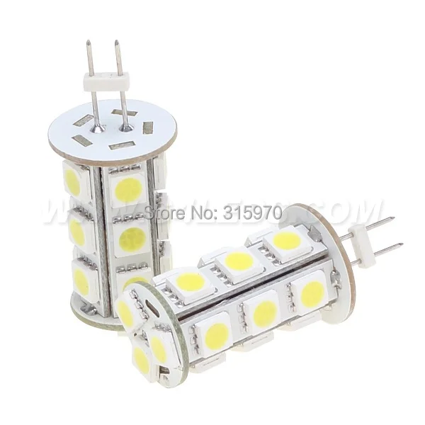 

3w G4 18 LED Bulbs SMD 5050 12VAC//12VDC/24VDC 360-396LM Super Bright Lowe Power Consume Halogen Replacement 5pcs/lot