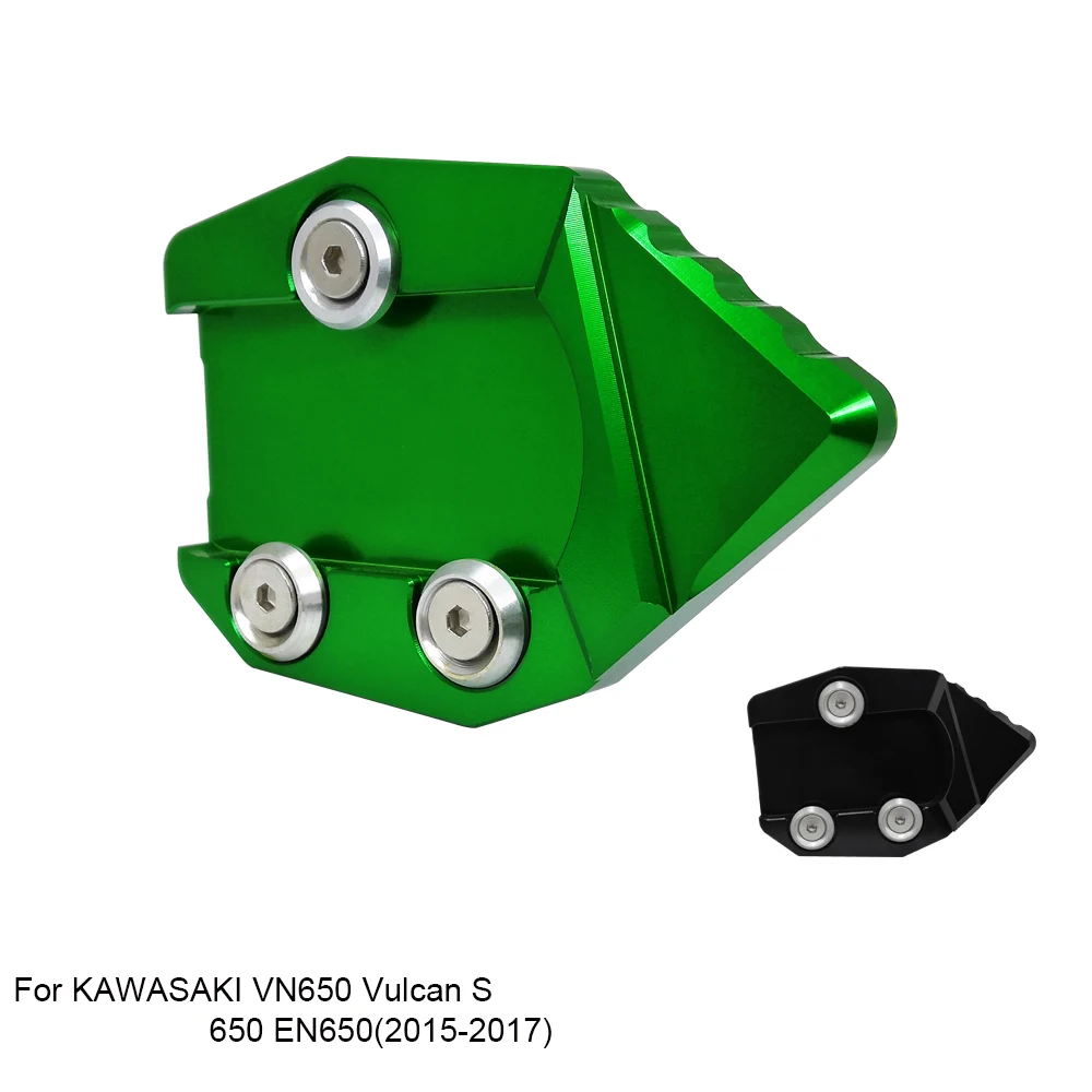 

Motorcycle Kickstand Extension Pad Board Foot Side Stand For KAWASAKI VN650 Vulcan S 650 EN650 2015 2016 2017 Support Plate