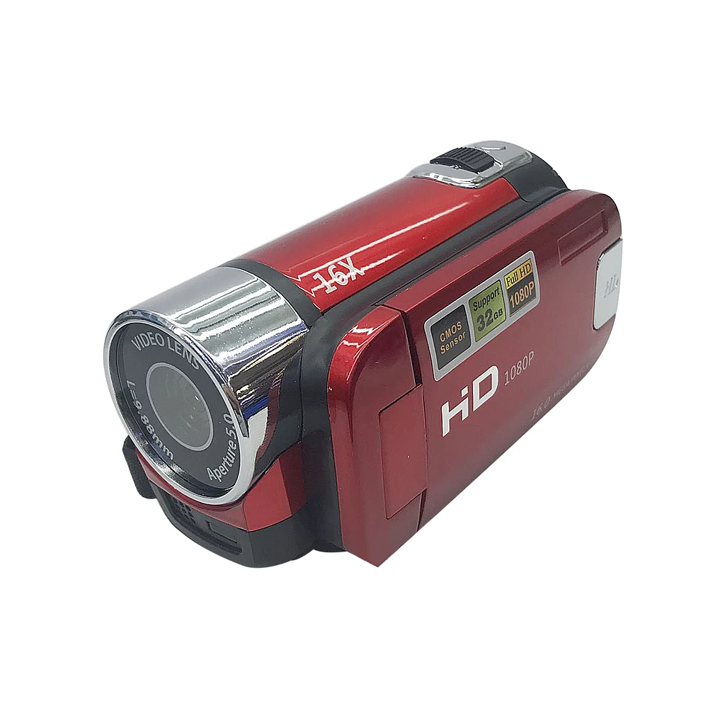Full HD 1080P Портативная 16MP 270 градусов Спортивная Видикон вращение высокой четкости цифровая видеокамера ABS DV камера FHD видеокамера s