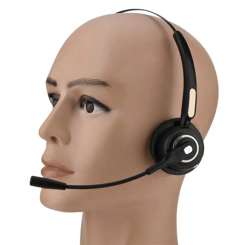 Fashionable Call Center Bluetooth Headset 12 Hours Call Noise Cancelling Bluetooth Call Center Headphones