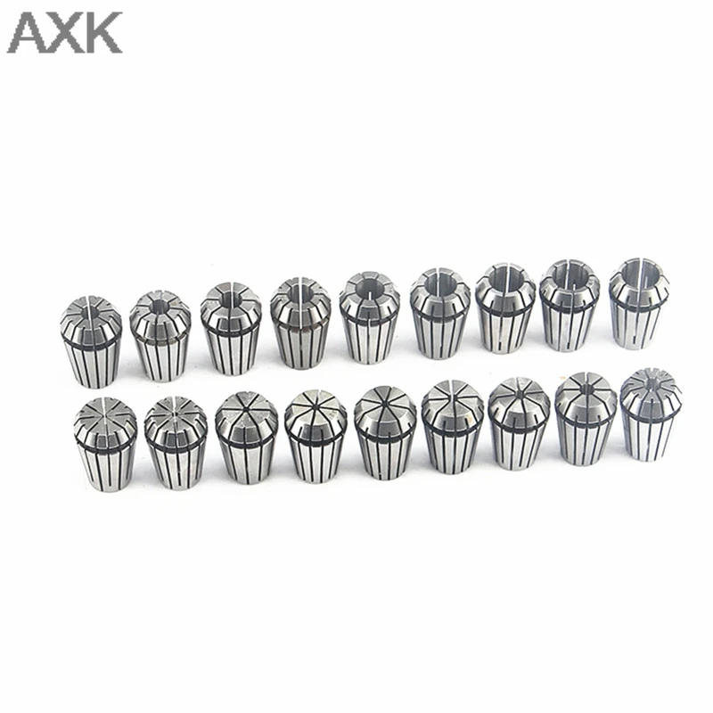 

AXK 2Pcs ER32 12.7mm 1/2 12.7 Collet Chuck Series Spring Tool Bit Holder Engraving spindle motor milling lathe Free Shipping CNC