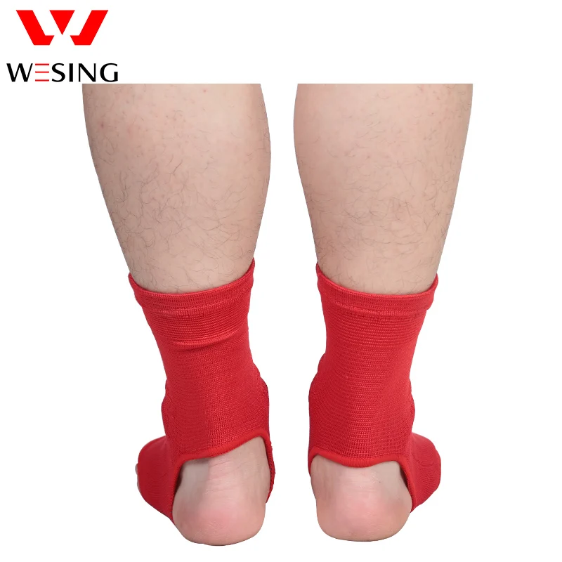 Фото Боксерские носки Wesing Instep Guard, Профессиональные боксерские носки Sanda Muay Thai для поддержки голеностопа, защитные прокладки для ног, 100% хлопок №2