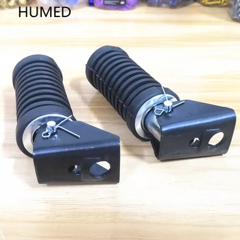 

1pair 125 Motocycle Foot Rests Rubber and iron motorcycle pedal for CG125 motorcycle parts