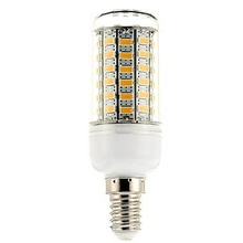 E14 15 Вт 69x5730SMD 1500LM 3000-3500 K теплый белый свет светодиодный Светодиодная лампа-кукуруза(110 V или 220 V