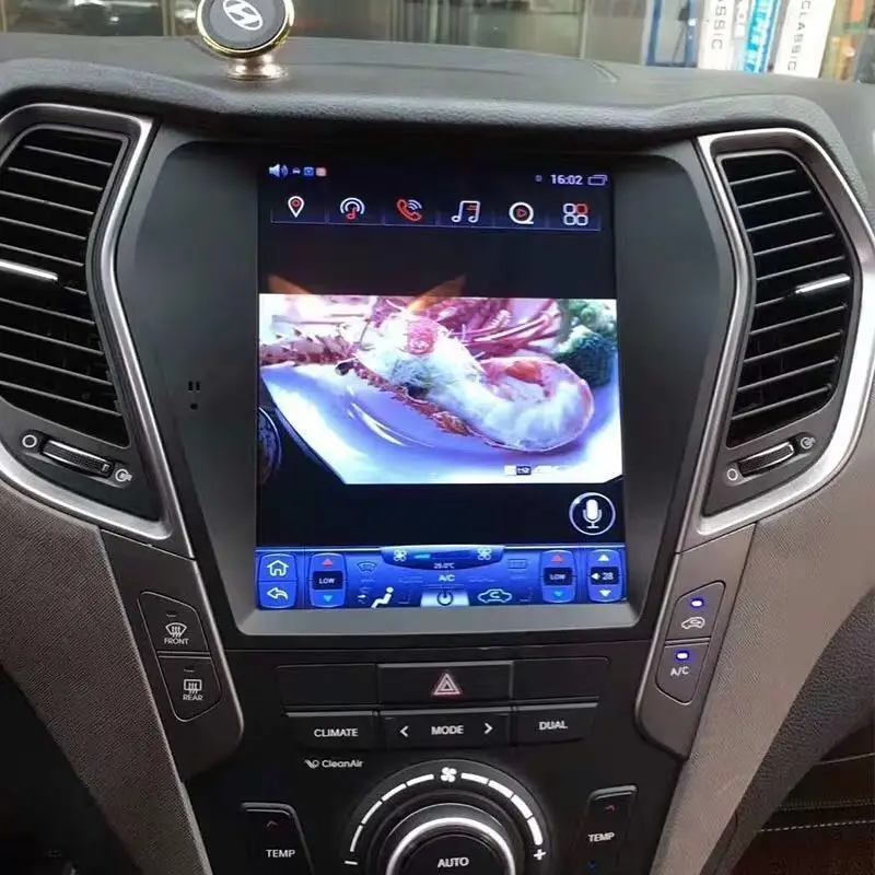 Discount Chogath car multimedia player android 7.0 2+32G vertical screen for Hyundai Santa Fe 2013 1