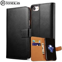 Leather Wallet Flip Cover for iPhone 7 / 7 Plus