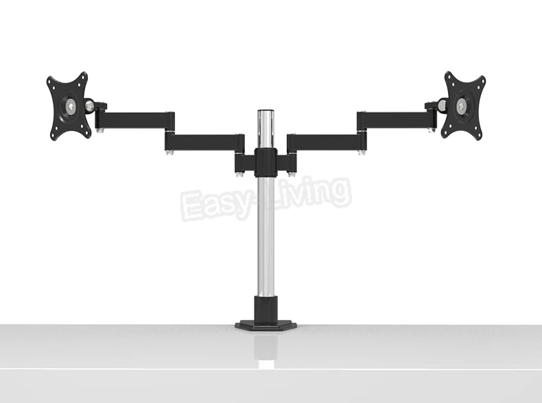 Desktop Dual LCD Computer Monitor Holder 360degree