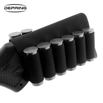 

Tactical Shotgun ButtStock Ammo Pouch 12GA 20GA Shotgun Shell Holder