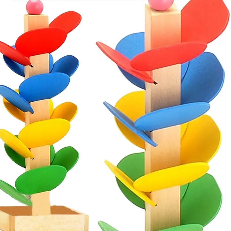 Детские развивающие деревянные игрушки Монтессори DIY, дерево, мраморный шар, Беговая игра, умные Забавные Игрушки для раннего образования