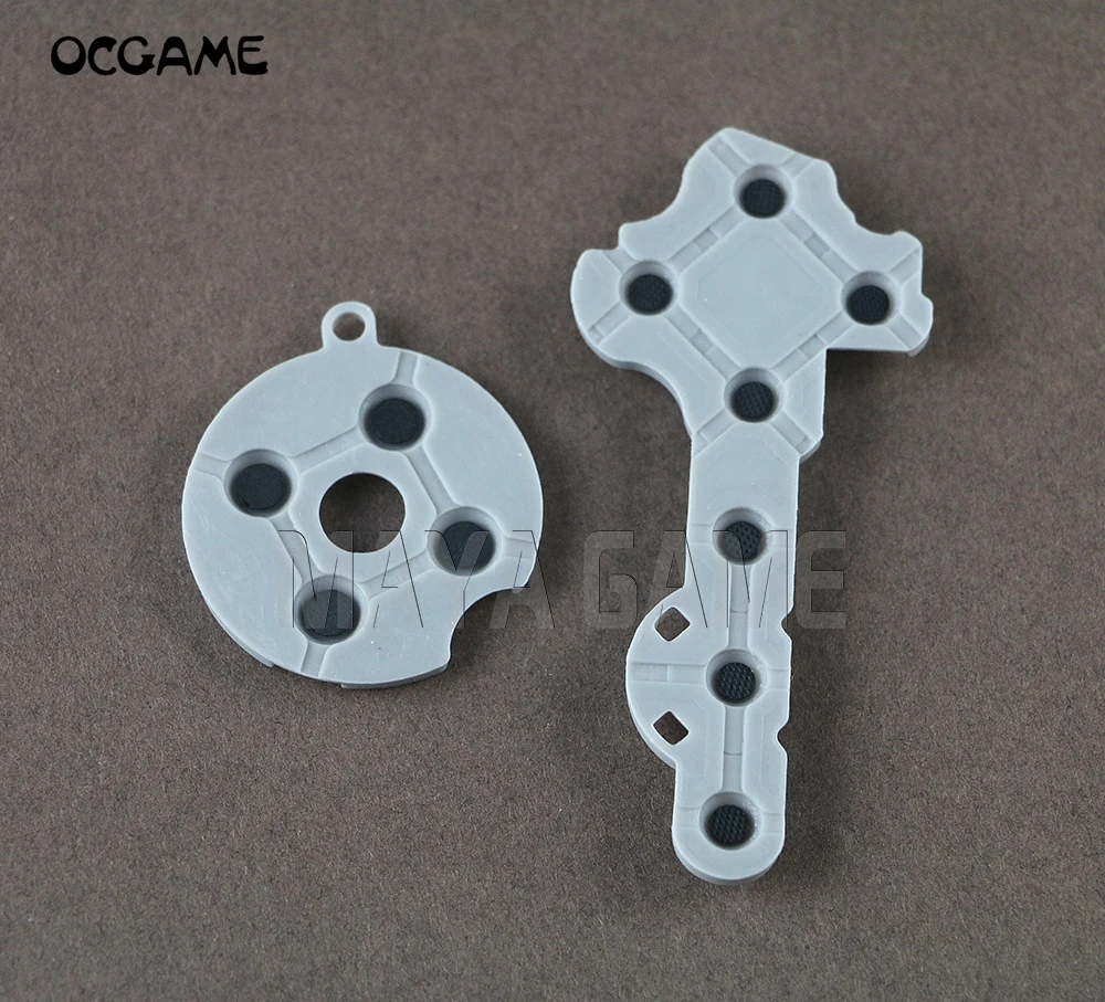 Ocgame 10 Set/Lotto Grigio Controller Conduttivo Gomma Contatto Pad Pulsante D-Pad Per Xbox 360 Wireless Controller Parti Di Ricambio