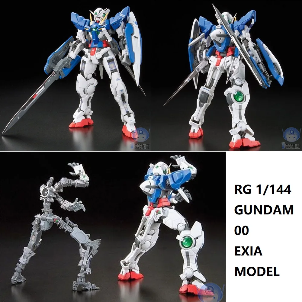 Оригинальная модель Gundam RG 1/144 00 EXIA GN-001 GUNDAM EW Justice Freedom 00 Destiny Armor Unchained Mobile Suit детские игрушки