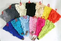 2013 new wholesale mesh handmade to wearing headgear plain wave yarn 50pcs mix colors