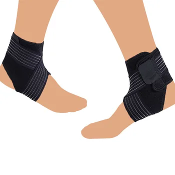 1 STKS Verstelbare Enkel Ondersteuning Pad Elastische Brace Guard Ademend Voet Protector Black Wrap-27