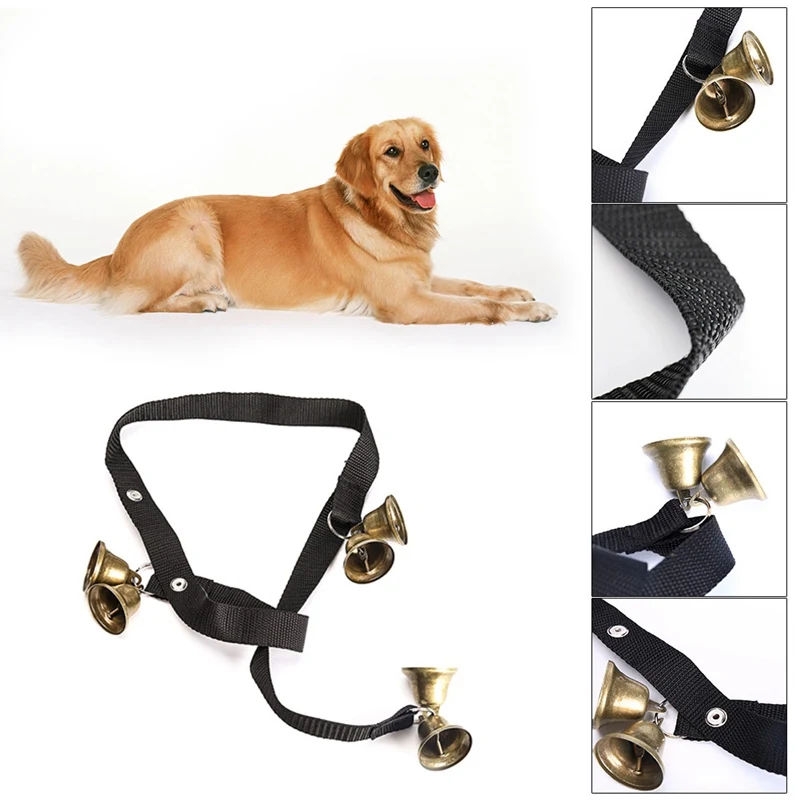 Dog Puppy Training Door Bells Ringing Rope Housebreaking Clicker Door
