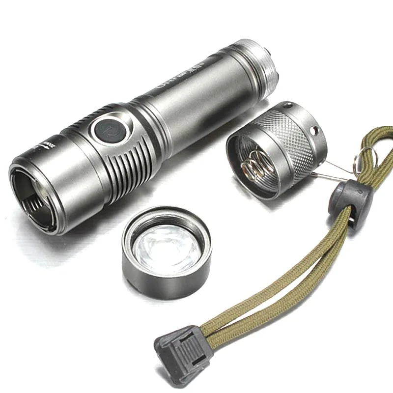 Светодиодный фонарь UltraFire CREE XML T6 светодиодный масштабируемый 18650 AAA linterna фонарик