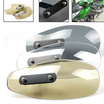 

Motorcycle handle guards Windproof shield ABS transparent hand equipment for kawasaki Z900 Z650 Z800 690 Duke V7 RaceR F4 1000