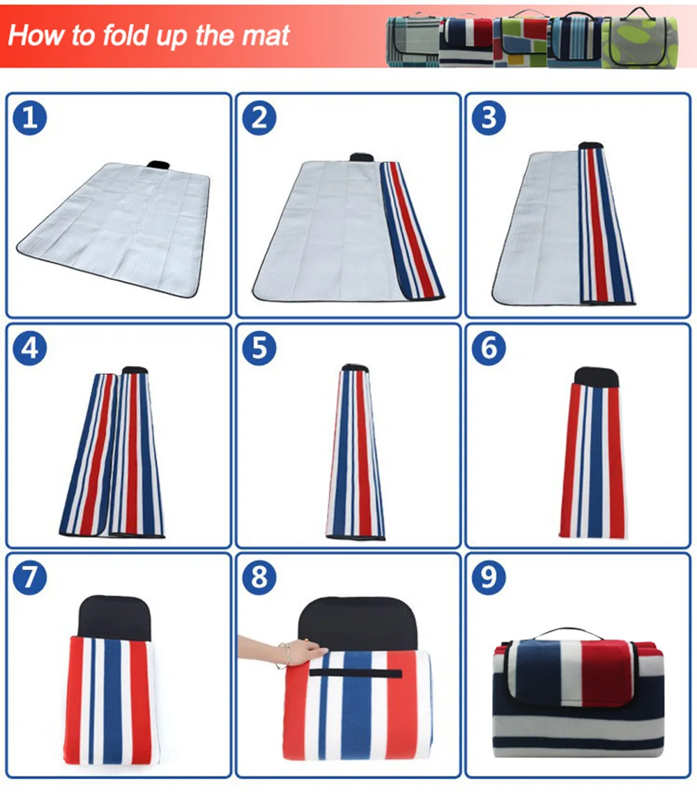 how to fold up the mat