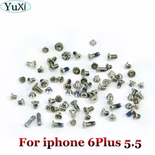 YuXi 1 комплект полный набор винтов с винт для iPhone 6 Plus 5,5 ''запасные части