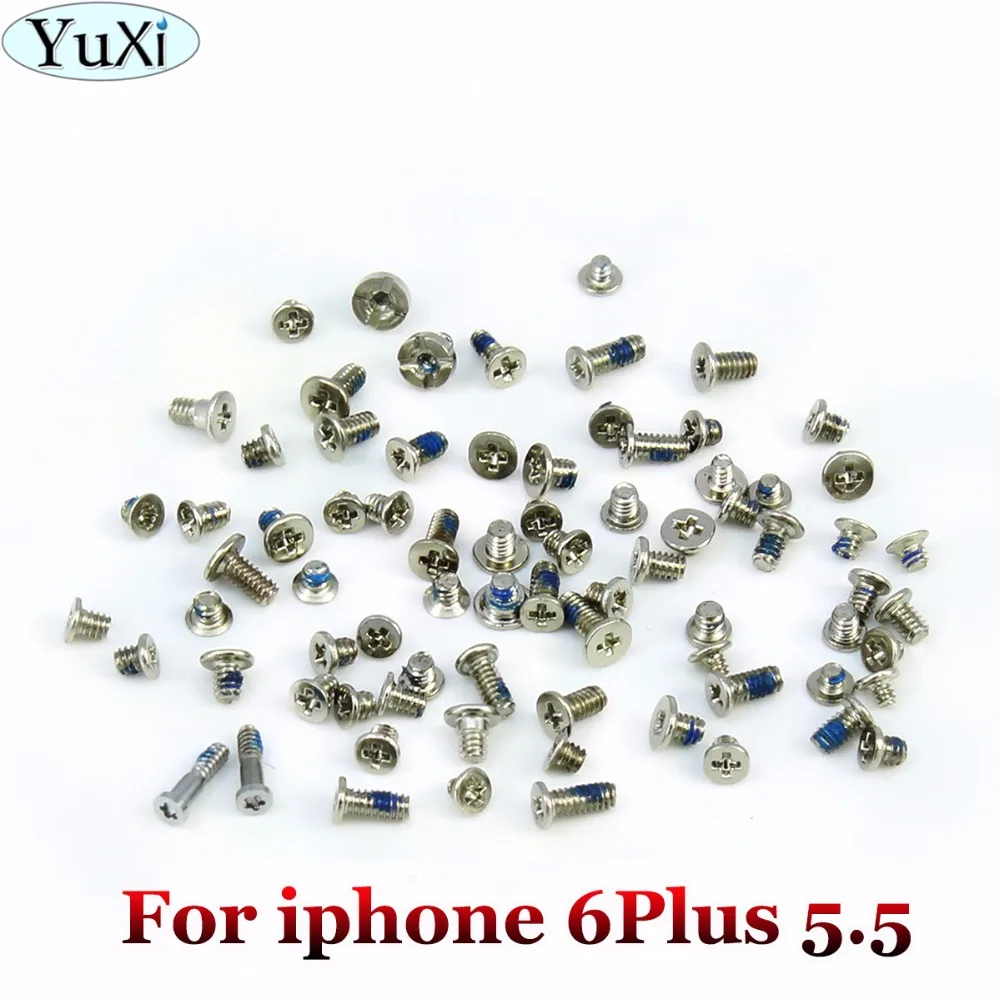 

YuXi 1 Set New Full Screws Set with Botton Screw For iphone 6 Plus 5.5'' Replacement parts