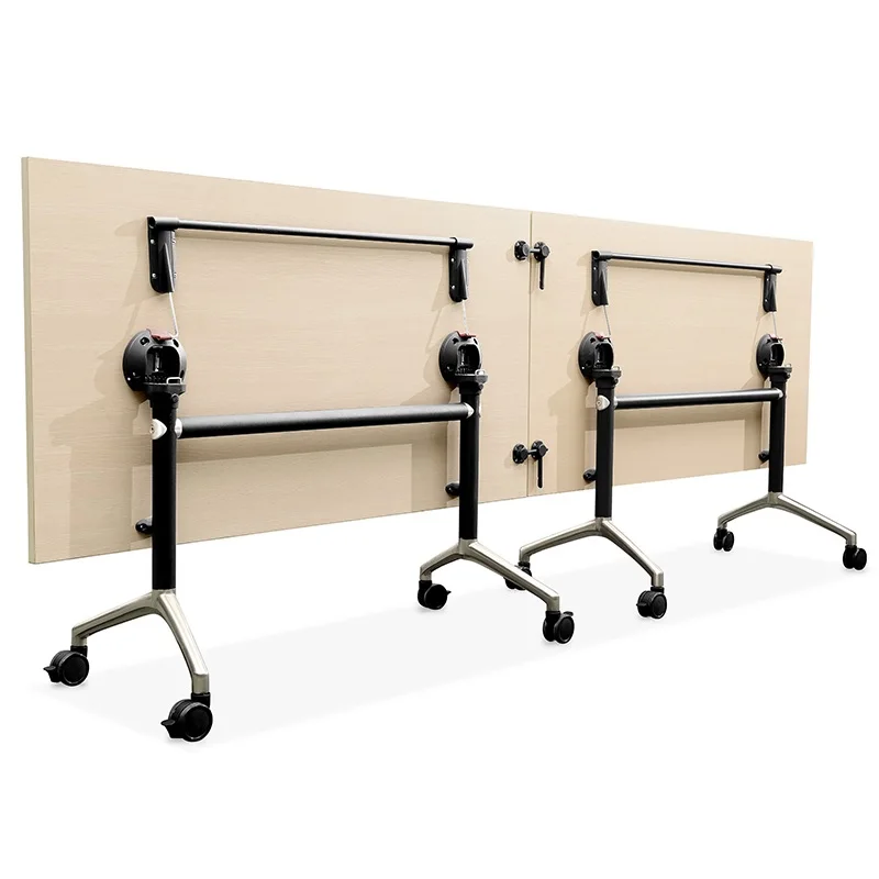  70cm High Foldable Office Table of 180x80cm / Sturdy Desing of Metal Frame 12kg / Mobility Conferen