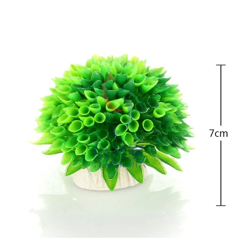 

7cm 6Color PVC Coral Underwater Artificial Aquatic Plant Ornaments Aquarium Fish Tank Green Water Grass Landscape Decoration