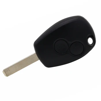 

HAUSNN New Replacement 2 Button Key Fob Remote Shell Case VA2 Uncut Blade For Renault Modus Clio 3 Twingo