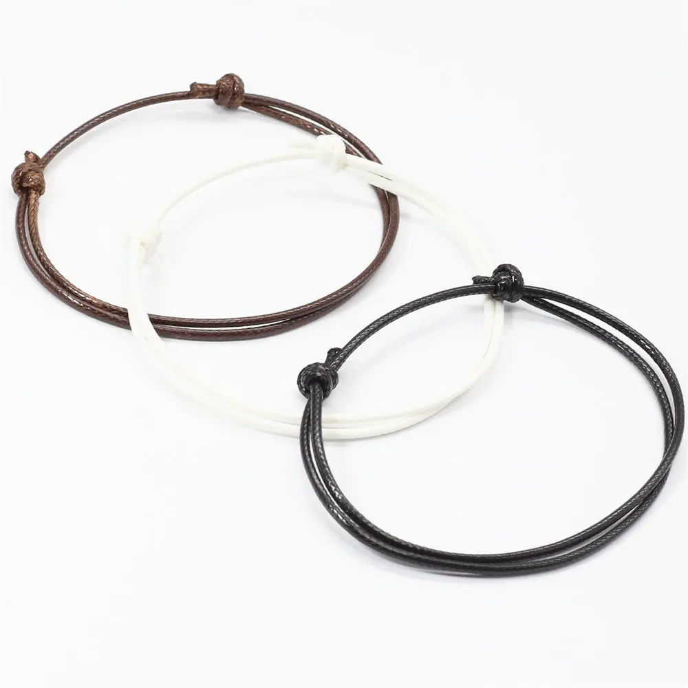 

3pcs/pack New Handmade Gift Wish Couple Femme Cute String Rope Foot Anklets Ankle Bracelets for Women Girl Jewelry Bijoux