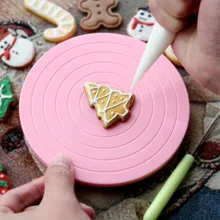 Кухонная мини-тарелка для торта вращающаяся декоративная подставка платформа поворотный стол круглый вращающийся Торт Поворотный Рождественский инструмент для выпечки