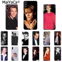 MaiYaCa Leonardo Dicaprio young Новинка чехол для телефона Fundas чехол для iPhone 6 S 6 plus 7 7 plus 8 8 Plus X Xs MAX 5 5S XR