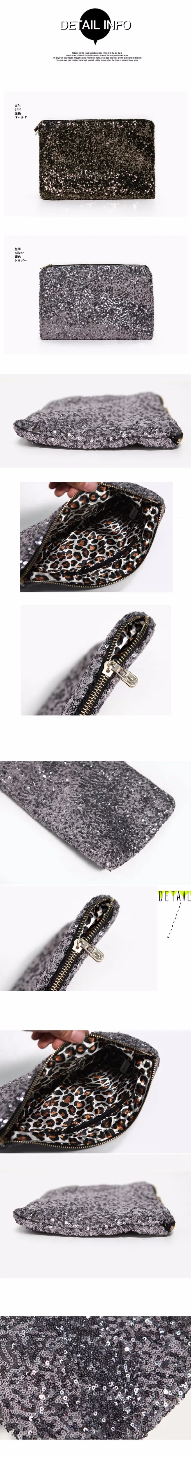 Mulheres lantejoulas sereia glitter, maquiagem bolsa de mão popular mochila de noite
