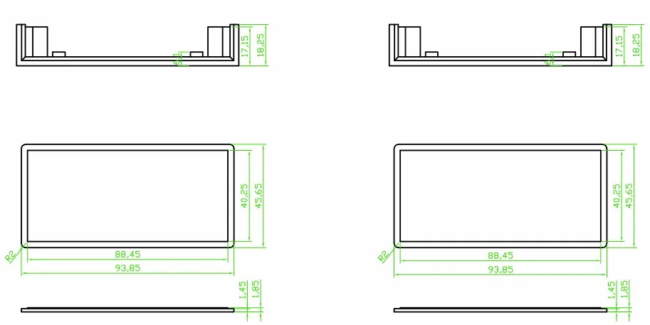 szmk plastic desktop enclosure electronics junction box instrument housing plastic abs control box hot sale project box plastic housing (16)