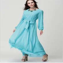 Летняя Новинка г. мусульманские платья абайя для женщин длинные платья Женский мусульманская одежда Хуэй национальности Исламская Абая женская одежда