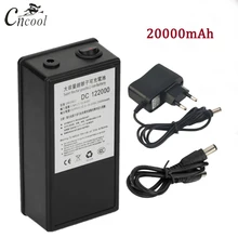 Cncool DC 12V High Quality Rechargeable Portable Lithium-ion Battery With Case DC 12V 20000mAh DC 122000 For Cameras Camcorders