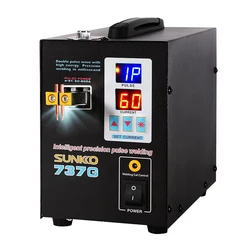 SUNKKO – soudeur par points pour batterie 737G, 1,5kw, affichage numérique, Machine à souder par points pour batterie 18650, soudage par points à Double impulsion 