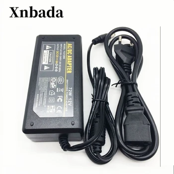 

US UK EU AU DC12V 6A Led Adapter U Led Power Supply With 5050 5630 3528 2835 Plug For Led Strip Input AC110-220V Free Shipping