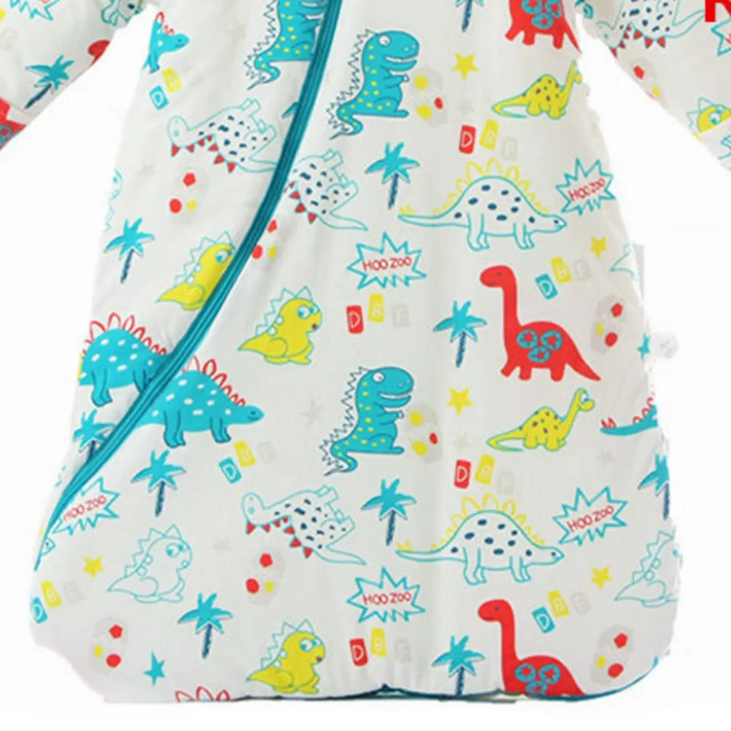 Unisex Baby Sleepsack Wearable Blanket Cotton Sleeping Bag Long Sleeve Nest Nightgowns Thickened Winter Dinosaur/3.5 Tog