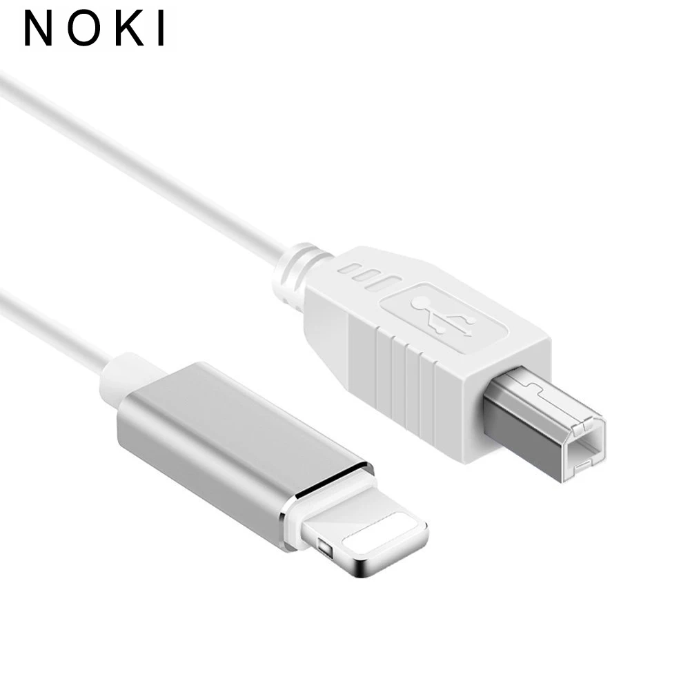 High Speed Cable For Lightning To MIDI USB OTG Type B Keyboard Adapter