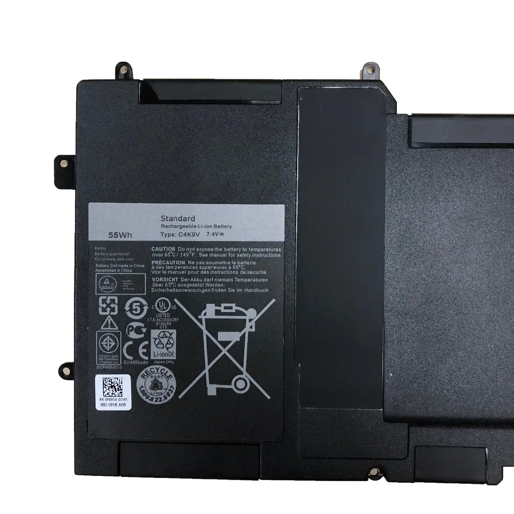 7.4V 55wh C4K9V new Original Laptop Battery For Dell PKH18 XPS 12 13 9Q33 9333  L221x 13-L322X 12D-1708 