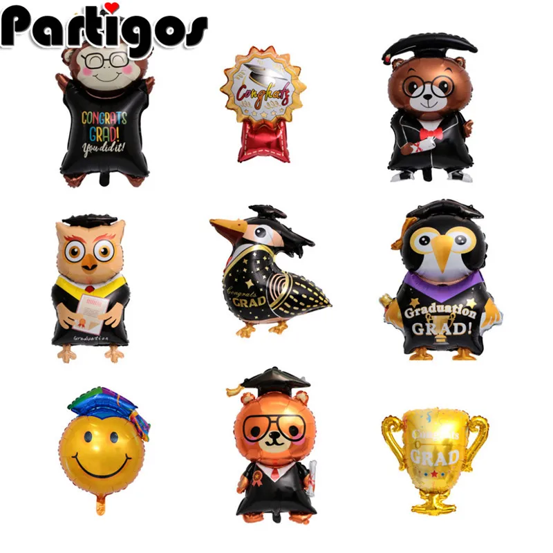 

1pcs Graduation theme Aluminum Foil Balloon Graduation Party Decoration Celebration Congratulations