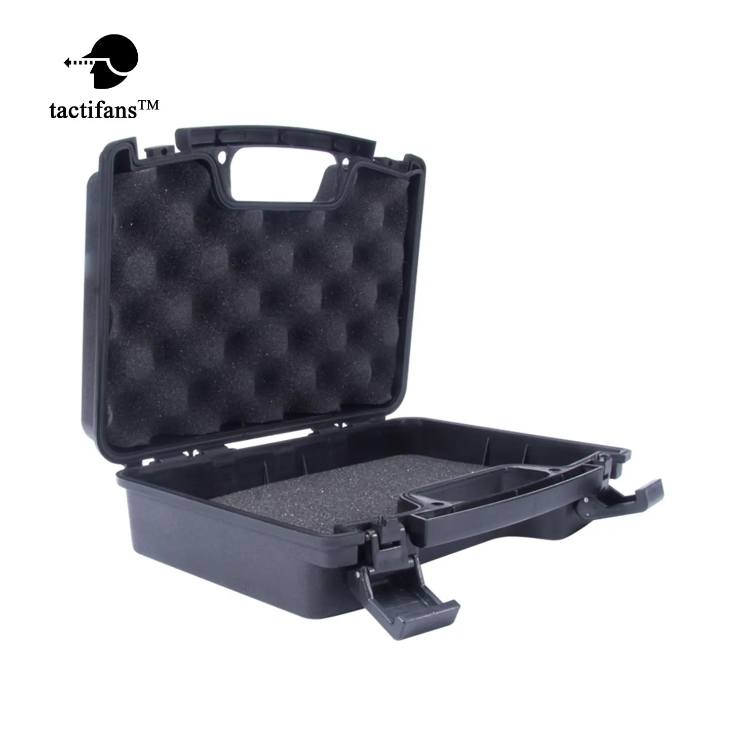 

Tactical Pistol Gun Storage Case ABS Plastic Box Gun Guard Case Hunting Hard Storage Case with Foam 33x27x8.7cm Airsoft