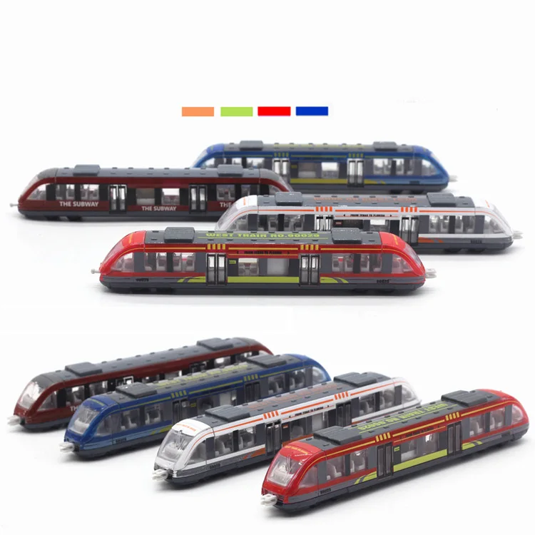 toy car train set diecast 1:43 die cast car toy scale model for boys car train subway set hot for kids children's educational