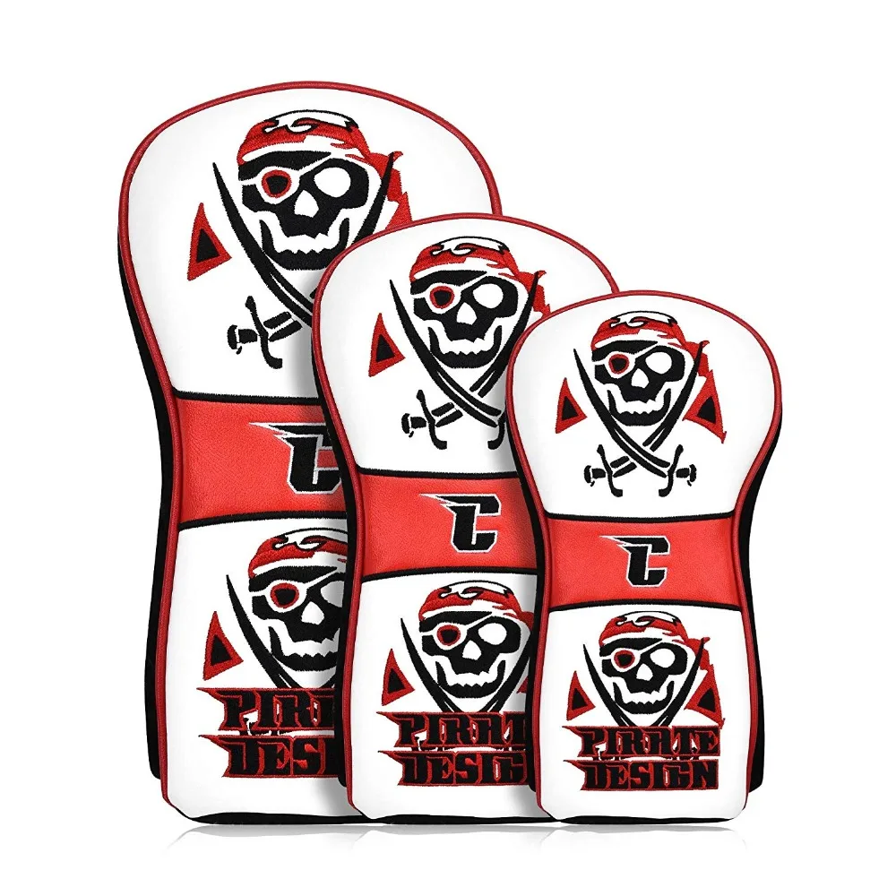 CHAMPKEY NEW Custom Design Camo Golf Woods & Hybrid & Blade Putter Headcover High Quality Pu Leather Golf Head Cover 4 PCS/SET