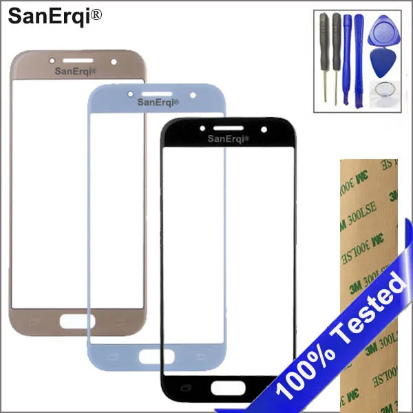 Панель сенсорного экрана SanErqi для Samsung Galaxy A5 2017 A520 A520F Замена ЖК-экрана внешнее