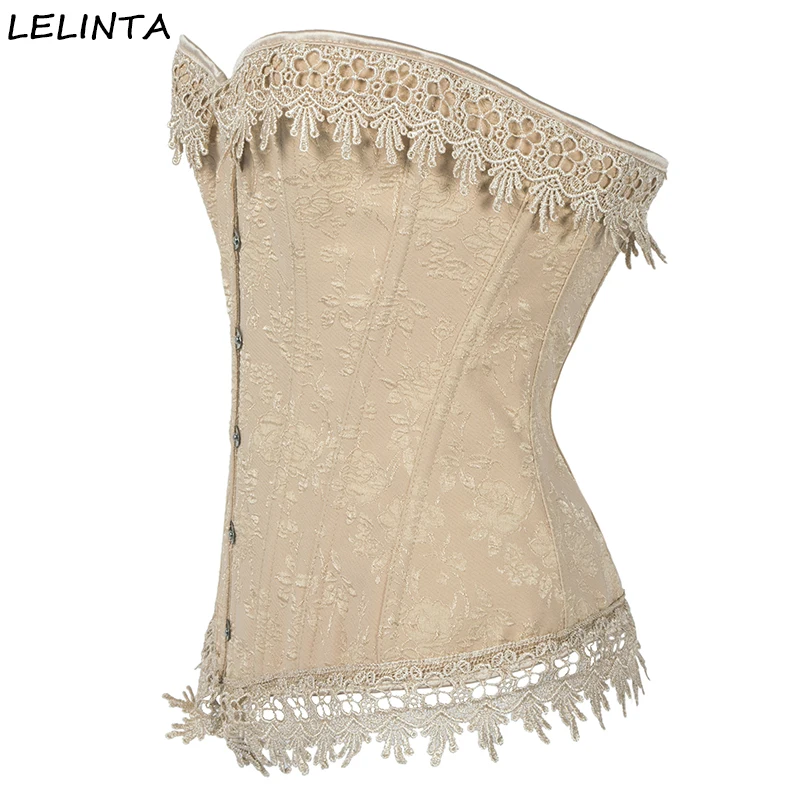 LELINTA Women Waist Trainer Corsets And Bustiers Overbust Sexy Lingerie Lace Up Steampunk Corset Clothing Gothic Corselet LELINTA Women Waist Trainer Corsets And Bustiers Overbust Sexy Lingerie Lace Up Steampunk Corset Clothing Gothic Corselet