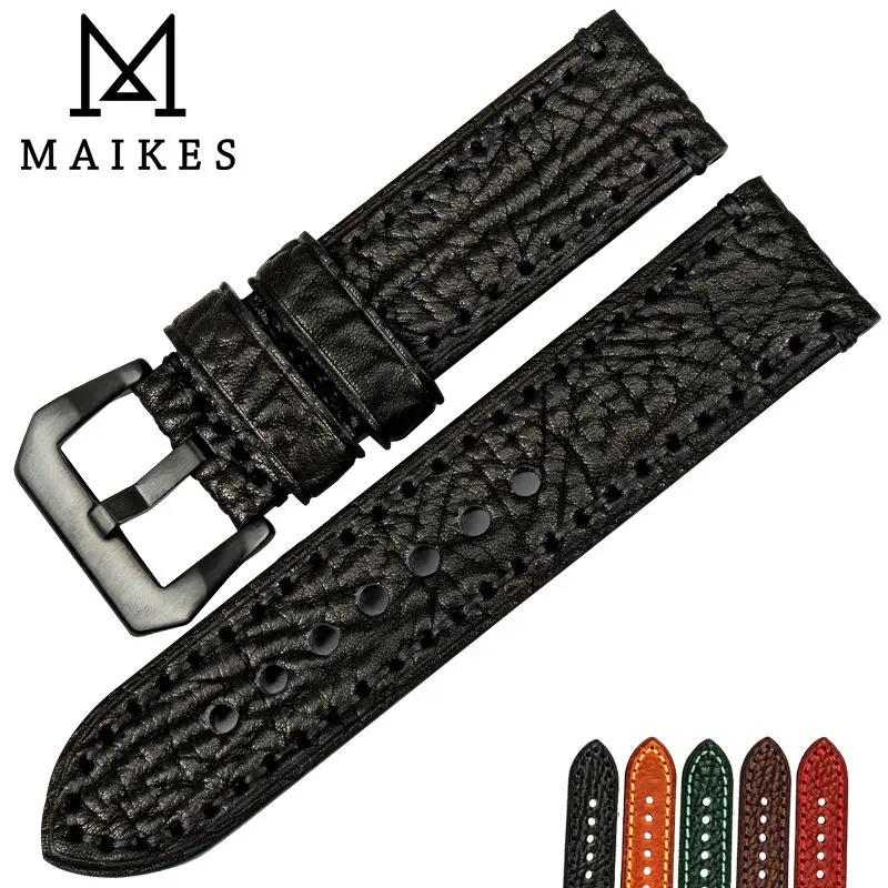 Аксессуары для часов MAIKES ремешок из коровьей кожи в итальянском стиле 20 мм 22 24 26