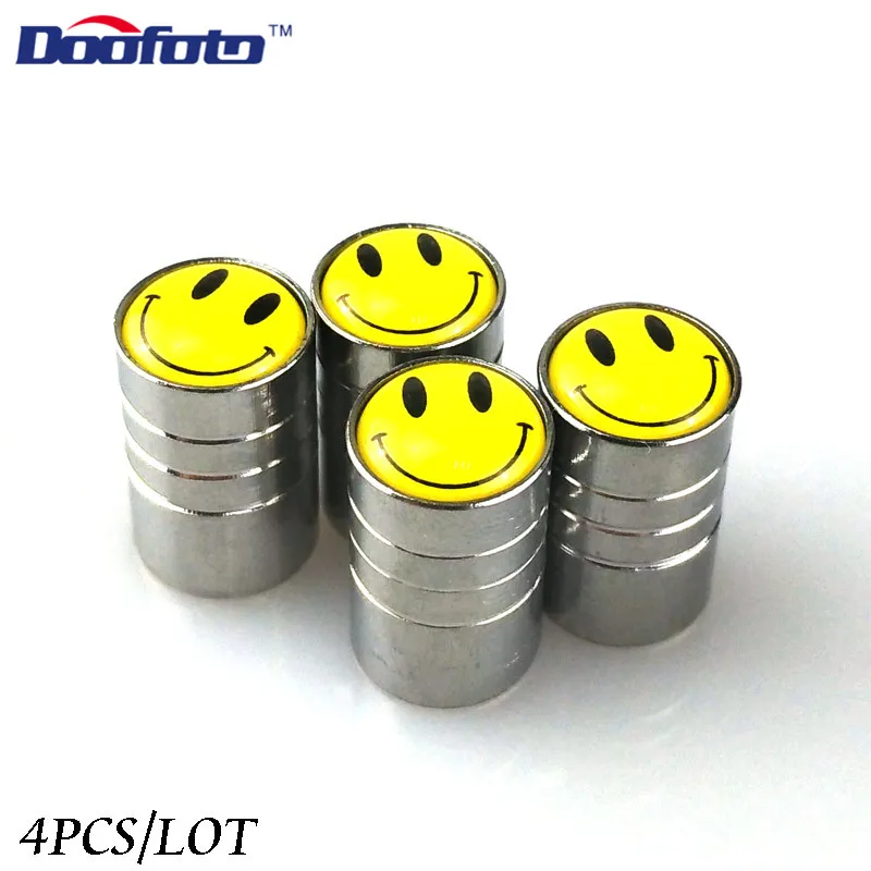 

Doofoto 4x Car Sticker Wheel Tire Valve Caps Air Tyre Stem Cover Car Accessories Exterior Styling For Ford Audi Nissan Mazda Kia