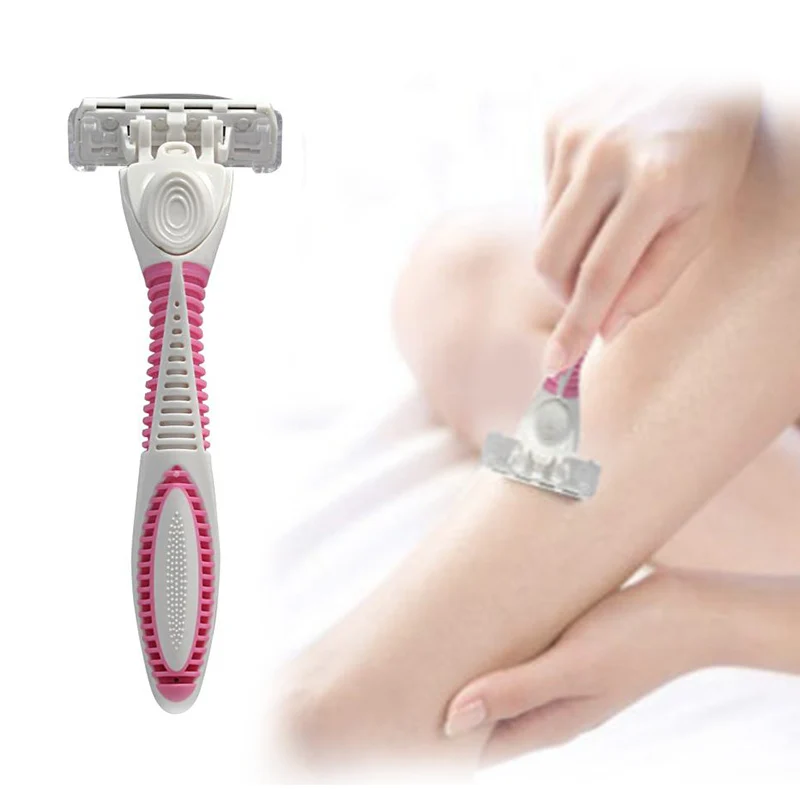 3pcs/set Ladies Dedicated Armpit Triple Blades Razor Manual Epilator