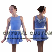 Лидер продаж, платье для фигурного катания на заказ для детей, модные новые Брендовые платья для катания на коньках для девочек, DR3578