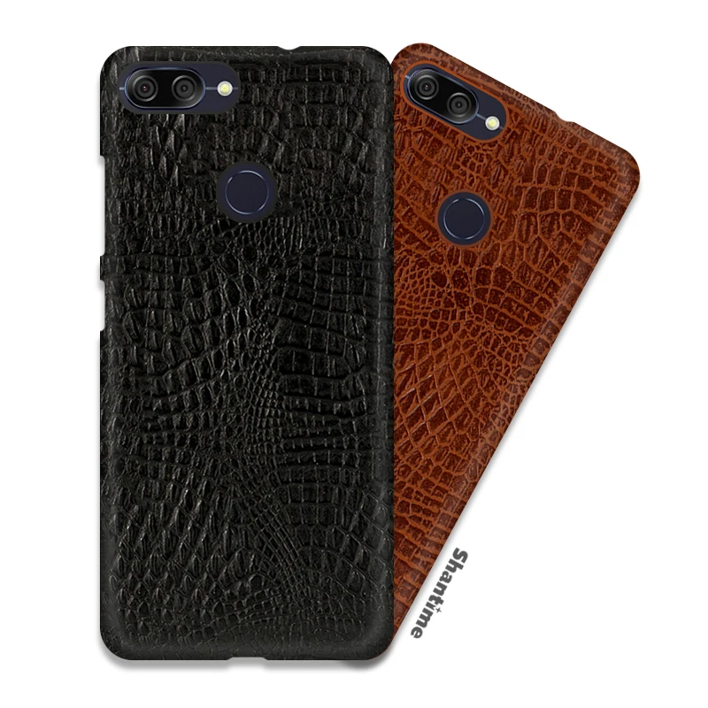 Crocodile Skin Leather Case For Asus Zenfone Max Plus M1 ZB570TL Phone Business | Мобильные телефоны и аксессуары