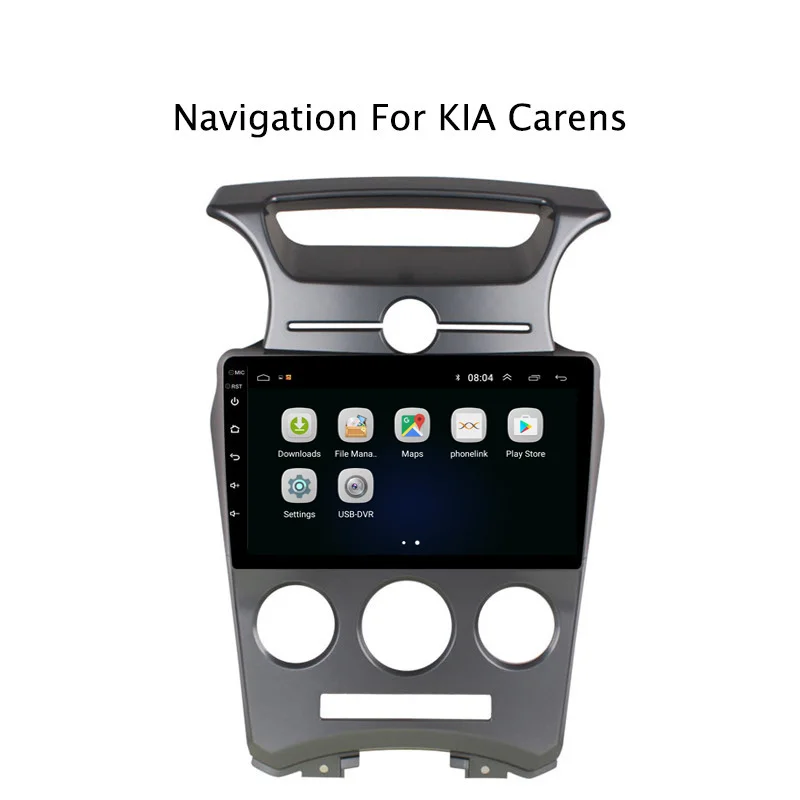 Discount 9" 2.5D IPS Android 8.1 Car DVD GPS Player For Kia Carens 2007 2008 2009 2010 2011 Car Radio Stereo Head Unit with Navigation 1